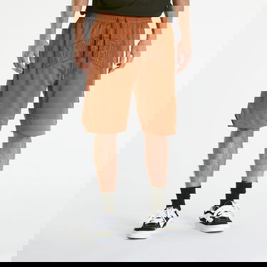 Šortky New Era Arch Logo Mesh Shorts Brown Hnedá | 60435405, 0