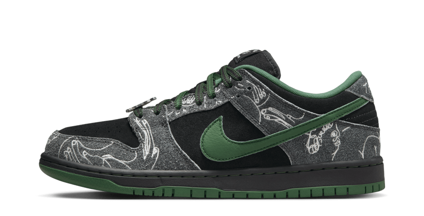 Tenisky a topánky Nike SB SB Dunk Low There Skateboards 47.5 Zelené | HF73001