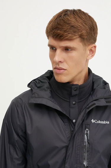 Vetrovka Columbia Pouring Adventure Men's Waterproof Jacket Čierna | 2117171, 3