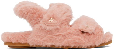 Doplnky Max Mara Max Mara Teddy Fur Double Strap Sandals Ružová | 2345260537600 MM10501, 0