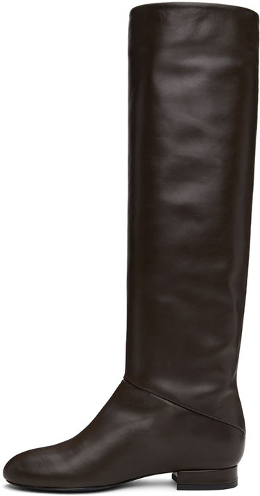 Tenisky a topánky BY FAR Felix Nappa Leather Boots Hnedá | MWFBO064CL013BR023PL, 2