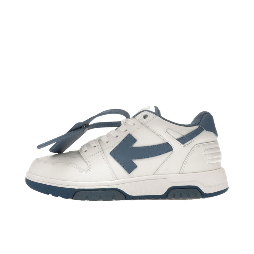 Tenisky a topánky Off-White Out Of Office OOO Low White Navy Blue Navy | OMIA189S22LEA0010146