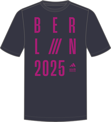 Tričko adidas Originals Adidas BMW Berlin Marathon 2025 T-Shirt Šedá | kb9887, 0