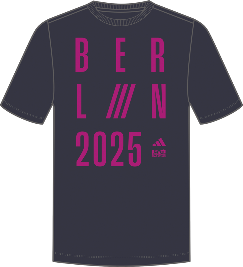 Tričko adidas Originals Adidas BMW Berlin Marathon 2025 T-Shirt Šedá | kb9887