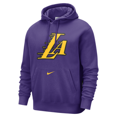 Mikina Nike NBA Los Angeles Lakers Club City Edition Fleece Hoodie Fialová | FZ0599-504, 0