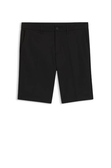 Šortky BOSS Slim-Fit Water-Repellent Stretch Shorts Čierna | 50540337, 0