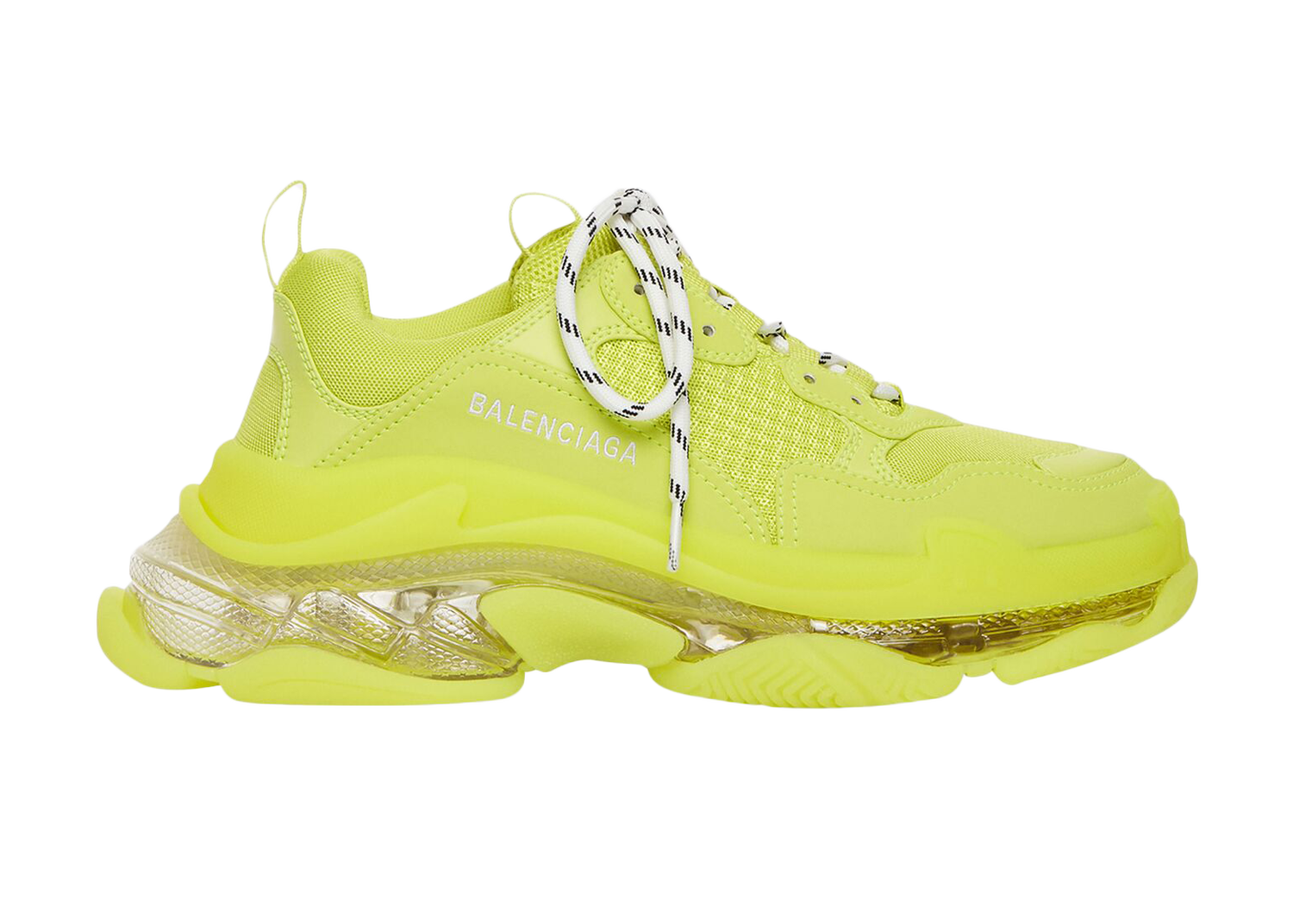 Tenisky a topánky Balenciaga Triple S Clear Sole Fluo Yellow Žltá | 541624W2FF27390, 0