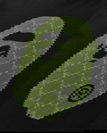Tričko BAPE College Monogram Ape Head Tee Čierna | 1L30110334 BLACK, 3