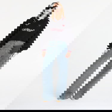 Mikina Off-White Sporty Crop Polo Sweatshirt Čierna | OWBA07BF25FLE0011026, 3