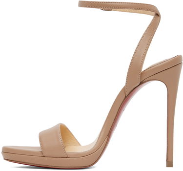 Starostlivosť o obuv Christian Louboutin Christian Louboutin Loubi Queen 120 Heeled Sandals Béžová | 1191582, 2