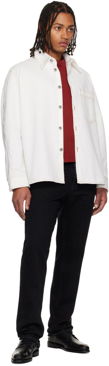 Bunda Givenchy Couture Seam Overshirt Biela | BM615W516T100, 3