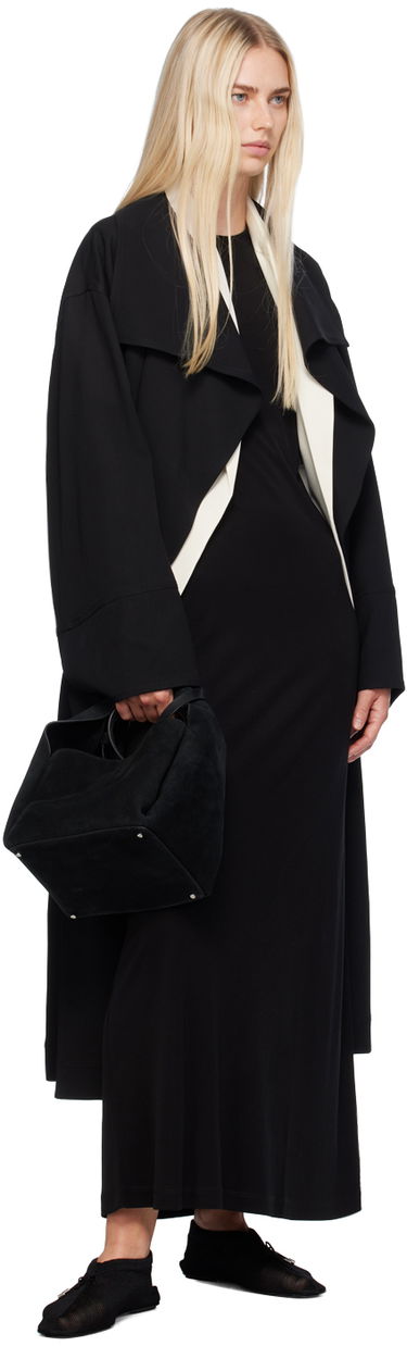 Kabelka TOTEME Bucket Suede Shoulder Bag Čierna | 241-WAL998-LE0050, 3
