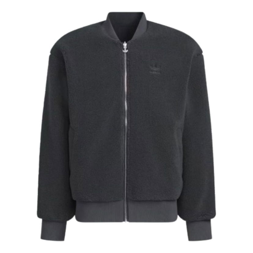 Bomber bunda adidas Originals Reversible Sherpa Bomber Jacket Čierna | IN1026