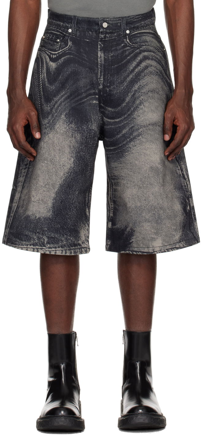 Šortky Camper Camperlab Trompe-L'œil Denim Shorts Modrá | AU00007-003, 0