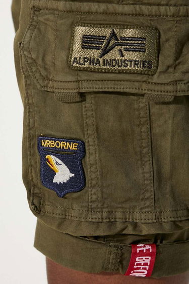Šortky Alpha Industries Shorts Zelené | 186209.142, 4