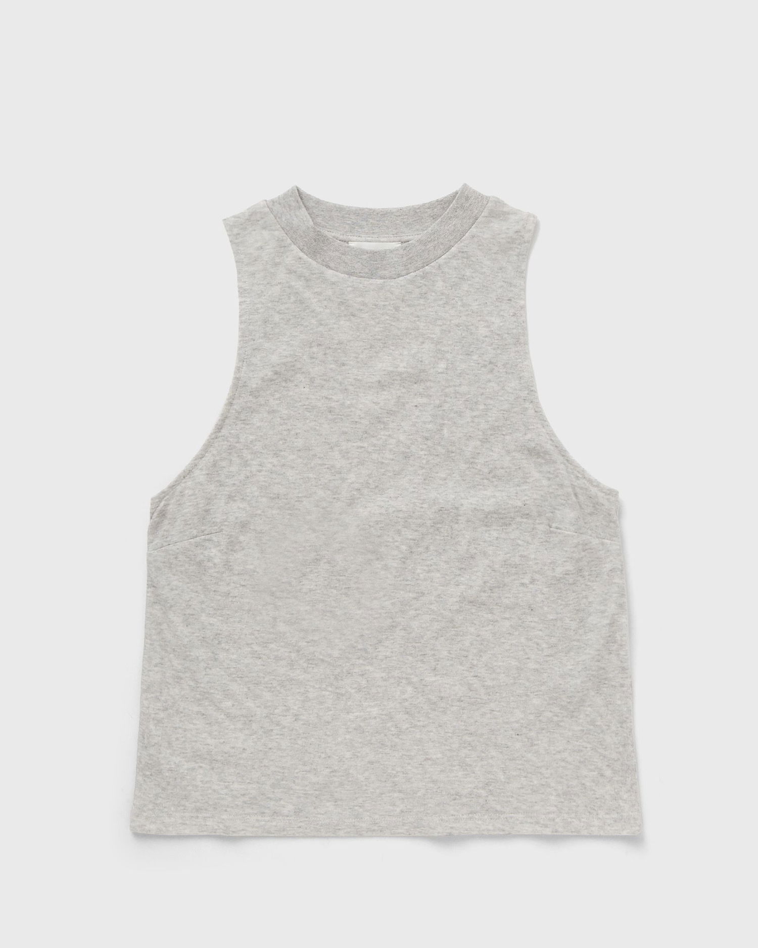 Tielko American Vintage RUZY Sleeveless Top Šedá | RUZ01AE24-GRIS-CLAIR-CHINE, 0