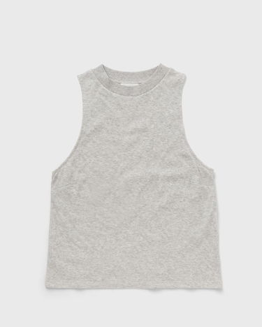 Tielko American Vintage RUZY Sleeveless Top Šedá | RUZ01AE24-GRIS-CLAIR-CHINE, 0