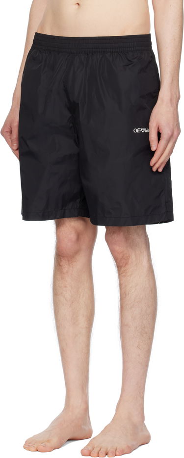 Plavky Off-White Off-White Diag Outline Surfer Swim Shorts Čierna | OMFD013C99FAB0011001, 3