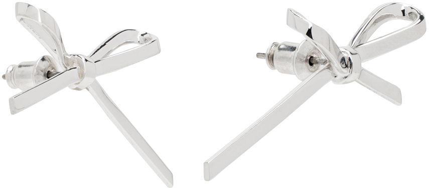 Náušnice We11done We11done Bow Stud Earrings Metalická | WD-AJ0-24-521-U-SV, 1