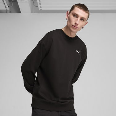 Sveter Puma WARDROBE ESS Relaxed Crewneck Sweatshirt Čierna | 629650_01, 0