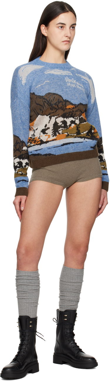 Nohavičky Max Mara Weekend Max Mara Ersilia Knit Shorts Hnedá | 2425336013600, 3