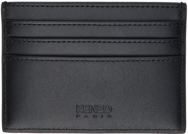 Peňaženka KENZO Paris Emboss Leather Card Holder Čierna | FE58PM820L44, 1