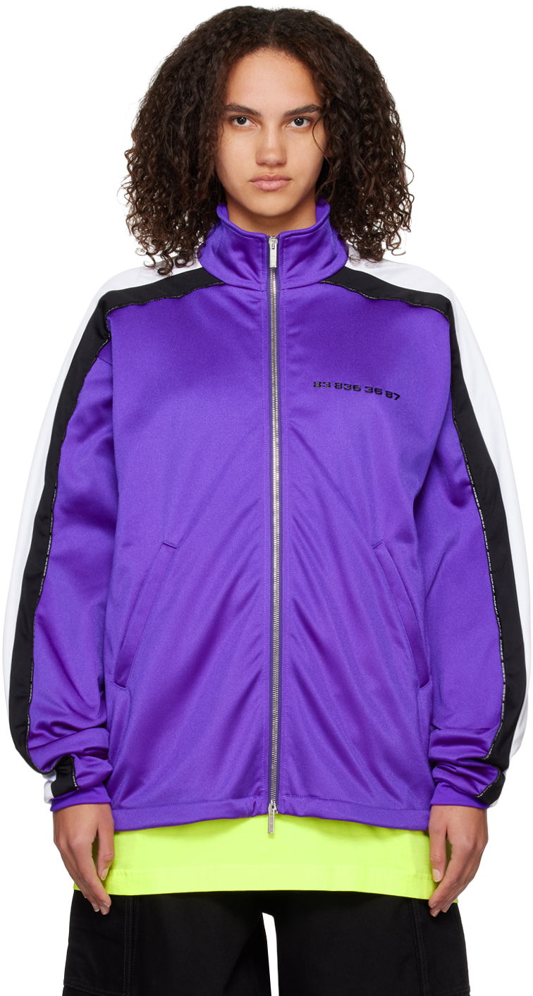 Vetrovka VETEMENTS Oversized Track Jacket Fialová | VL14AT100V, 0