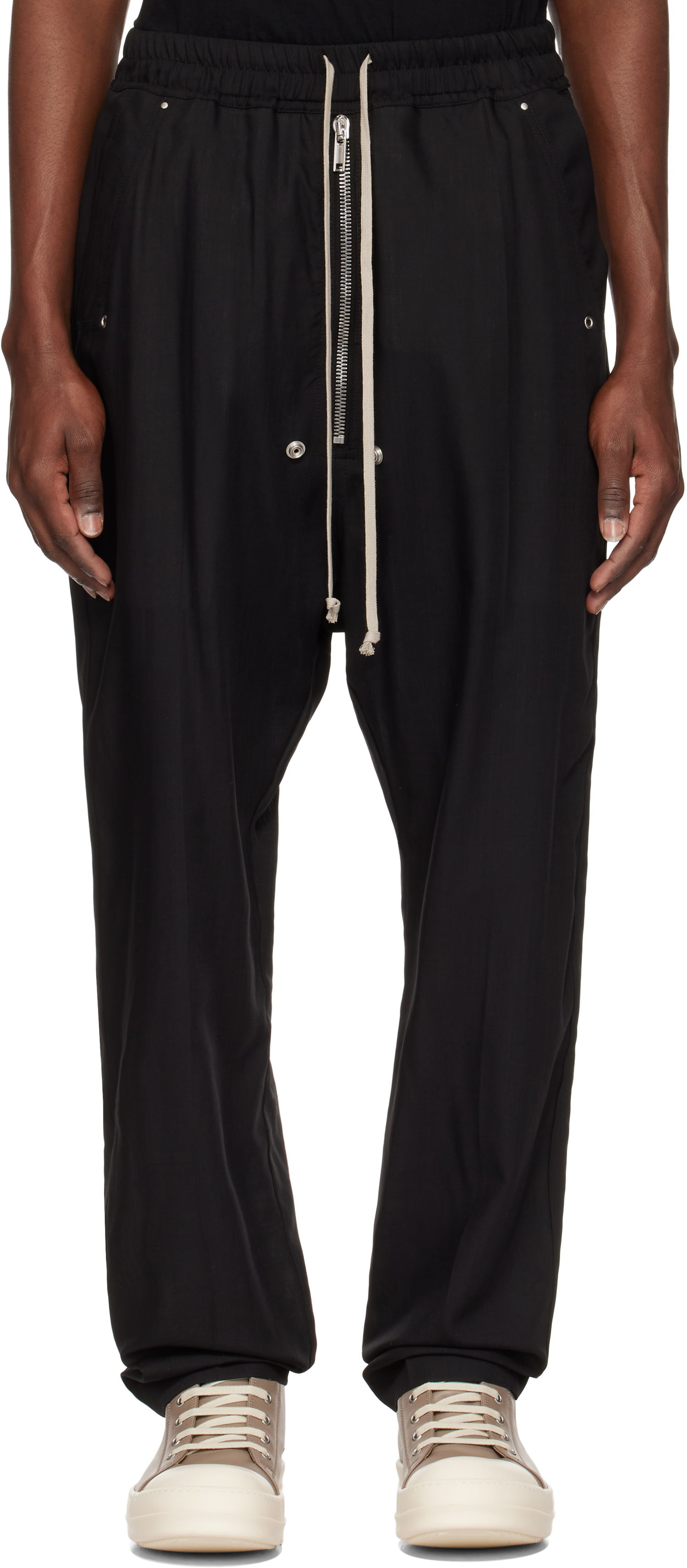 Tepláky Rick Owens Rick Owens Hollywood Bela Trousers Čierna | RU01E5361 WG, 0