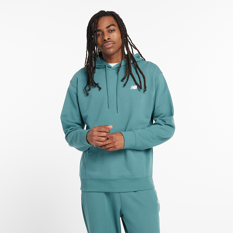Mikina New Balance NB Hoodie Modrá | NBMT41508NUS, 0