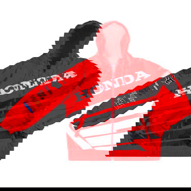 Vetrovka Supreme Honda x Fox x Racing Puffy Zip Up Jacket Červená | FW19J8 RED, 1