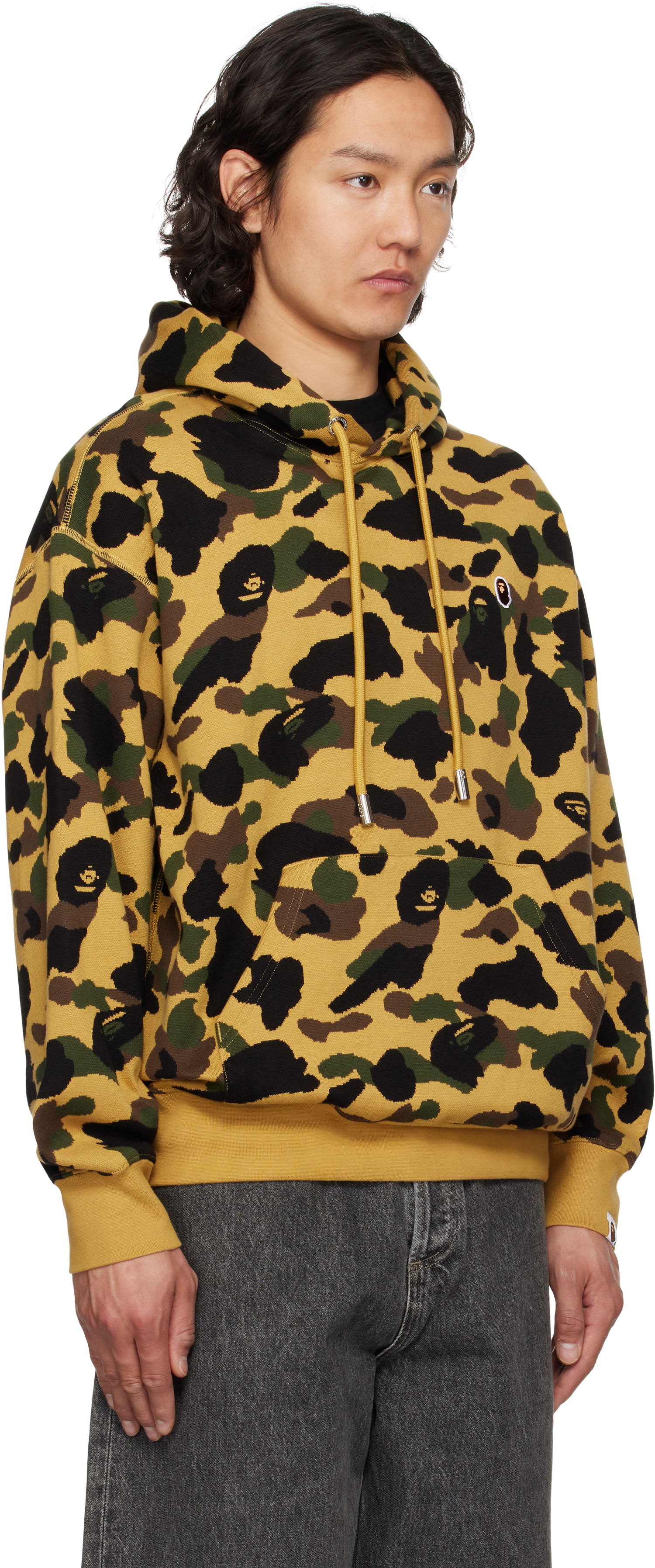 Mikina BAPE 1st Camo Jacquard One Point Pullover Hoodie Rôznofarebný | 001PPL301302M, 1