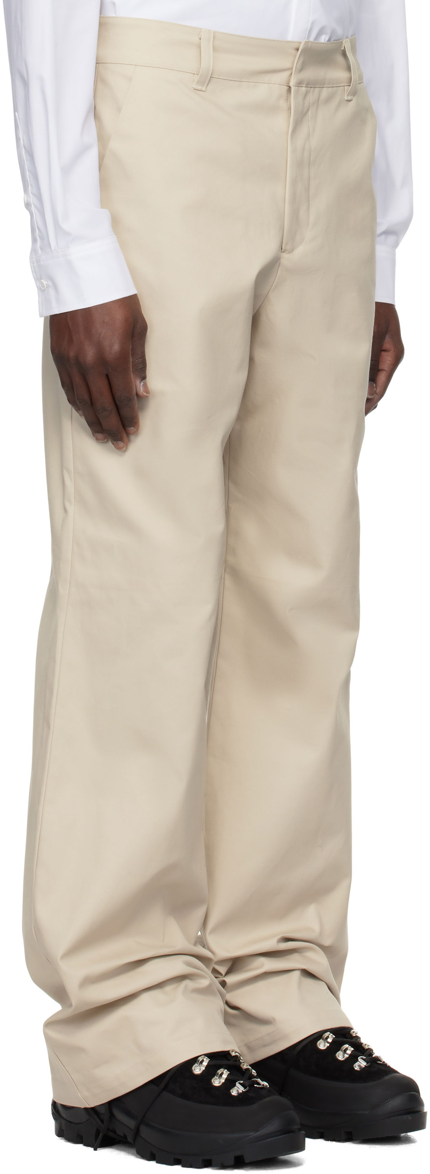 Nohavice HELIOT EMIL Heliot Emil Igneous Wide-Leg Trousers Béžová | PRESS25_M_10_185_ST18, 1