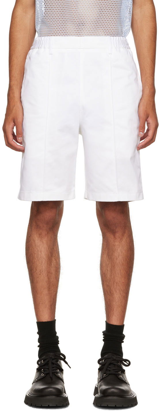 Šortky AMI Cotton Shorts Biela | HSO300.481, 0