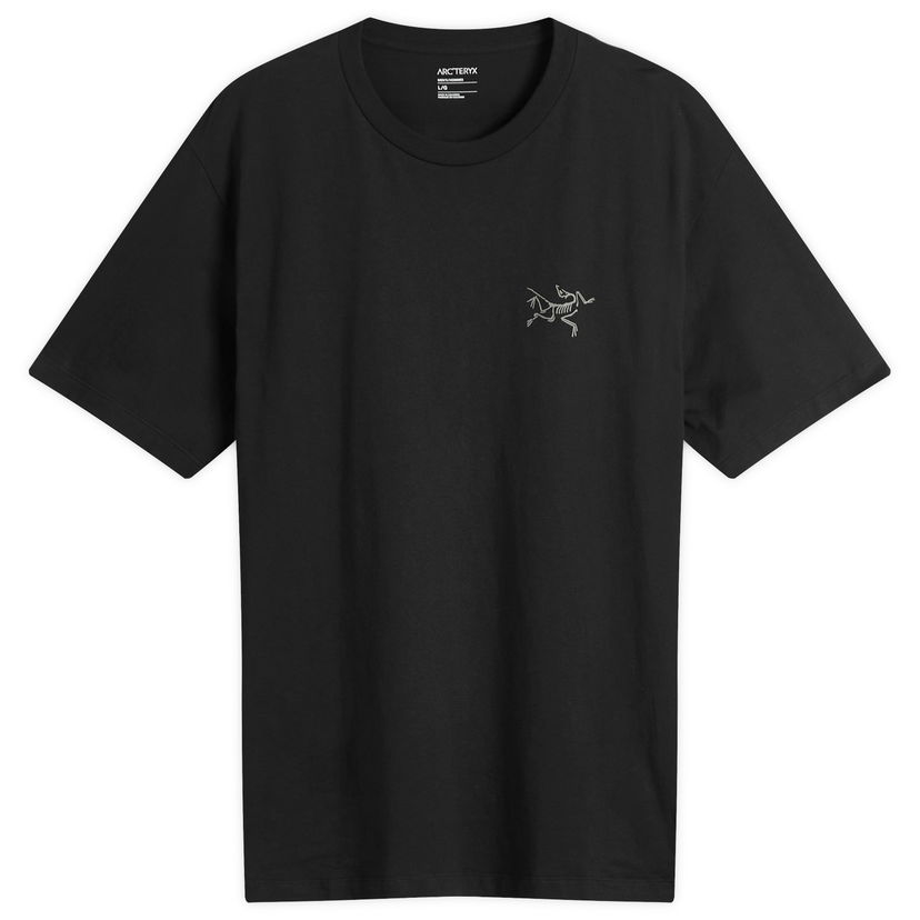Tričko Arcteryx Kragg SL Cotton T-Shirt, Size X-Large Čierna | X000009533-002291