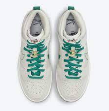 Tenisky a topánky Nike Dunk High SE "First Use Pack - Green Noise" GS Šedá | DD0733-001, 3