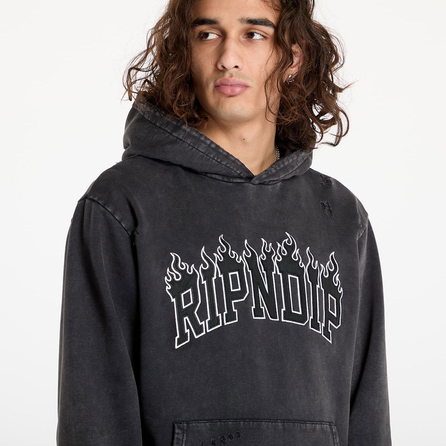 Mikina RIPNDIP Fire Spirit Hoodie Black Čierna | RNDFAL24117, 1