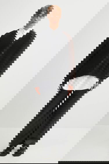 Sveter Maison Margiela V-Neck Color Block Raglan Wool Cardigan Rôznofarebný | SH2HP0013.M13160.961, 5