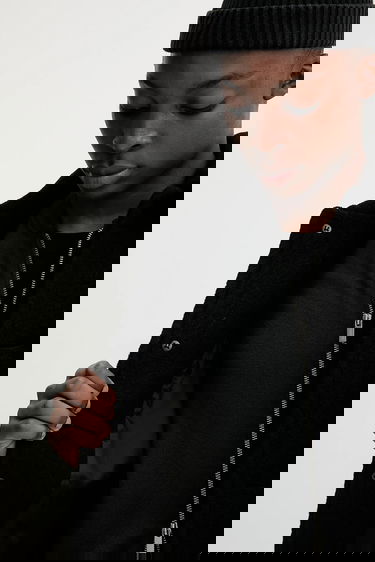 Kabáty A.P.C. Wool Coat Gaston Čierna | WVBEH.H01516, 4