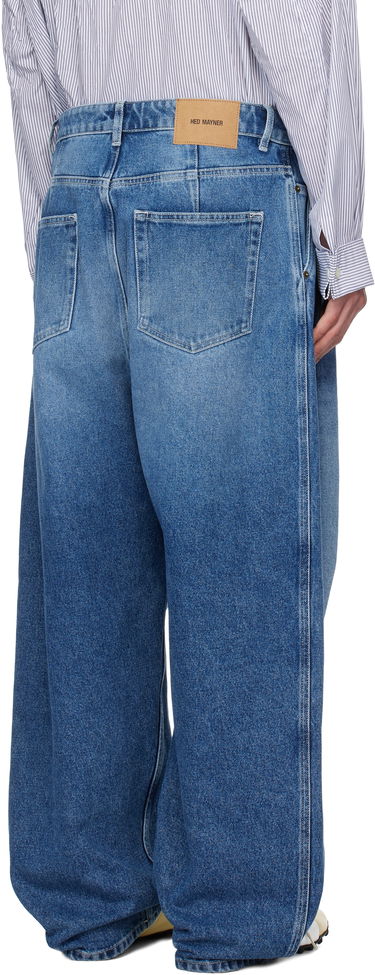 Džínsy HED MAYNER Hed Mayner Pleated Jeans Modrá | HMMA67021A-HA191, 2