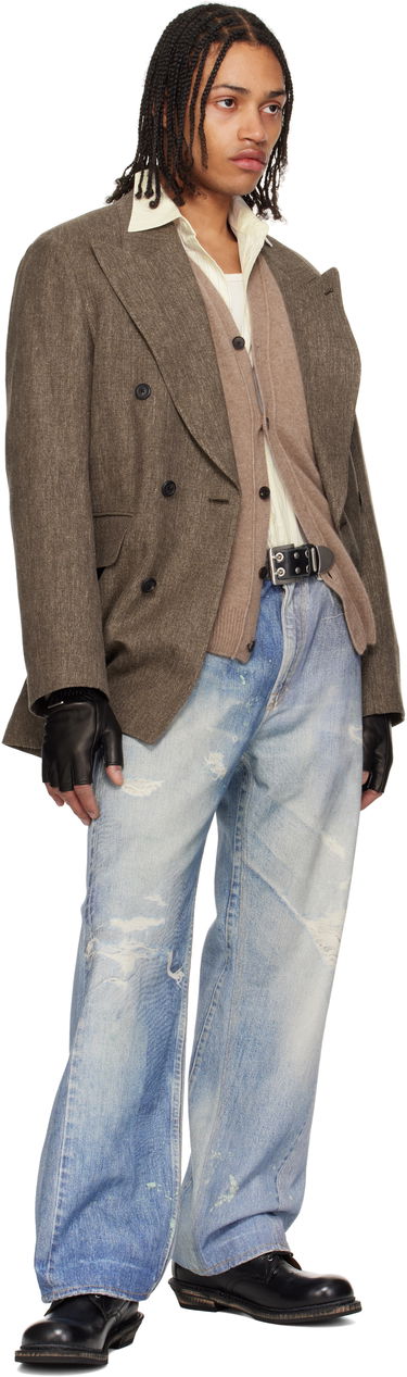 Rukavice OUR LEGACY Our Legacy Mis Match Leather Fingerless Gloves Čierna | A2258MBL, 2