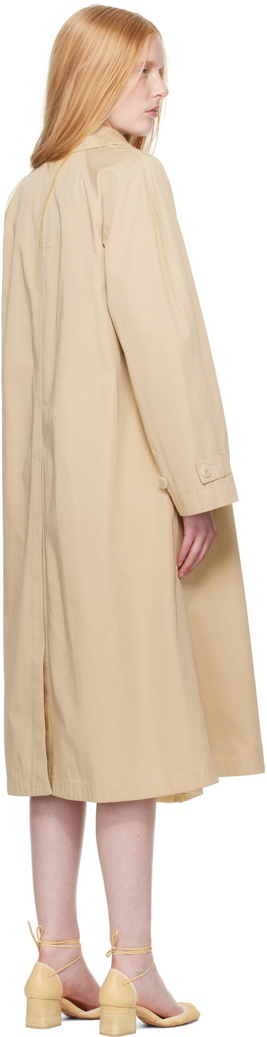 Kabáty LEMAIRE LEMAIRE Cotton Twill Overcoat Béžová | CO1104 LF1352, 2