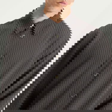 Košeľa OUR LEGACY Our Legacy Beyond Striped Ceremony Viscose Shirt Šedá | M4252BIS, 5