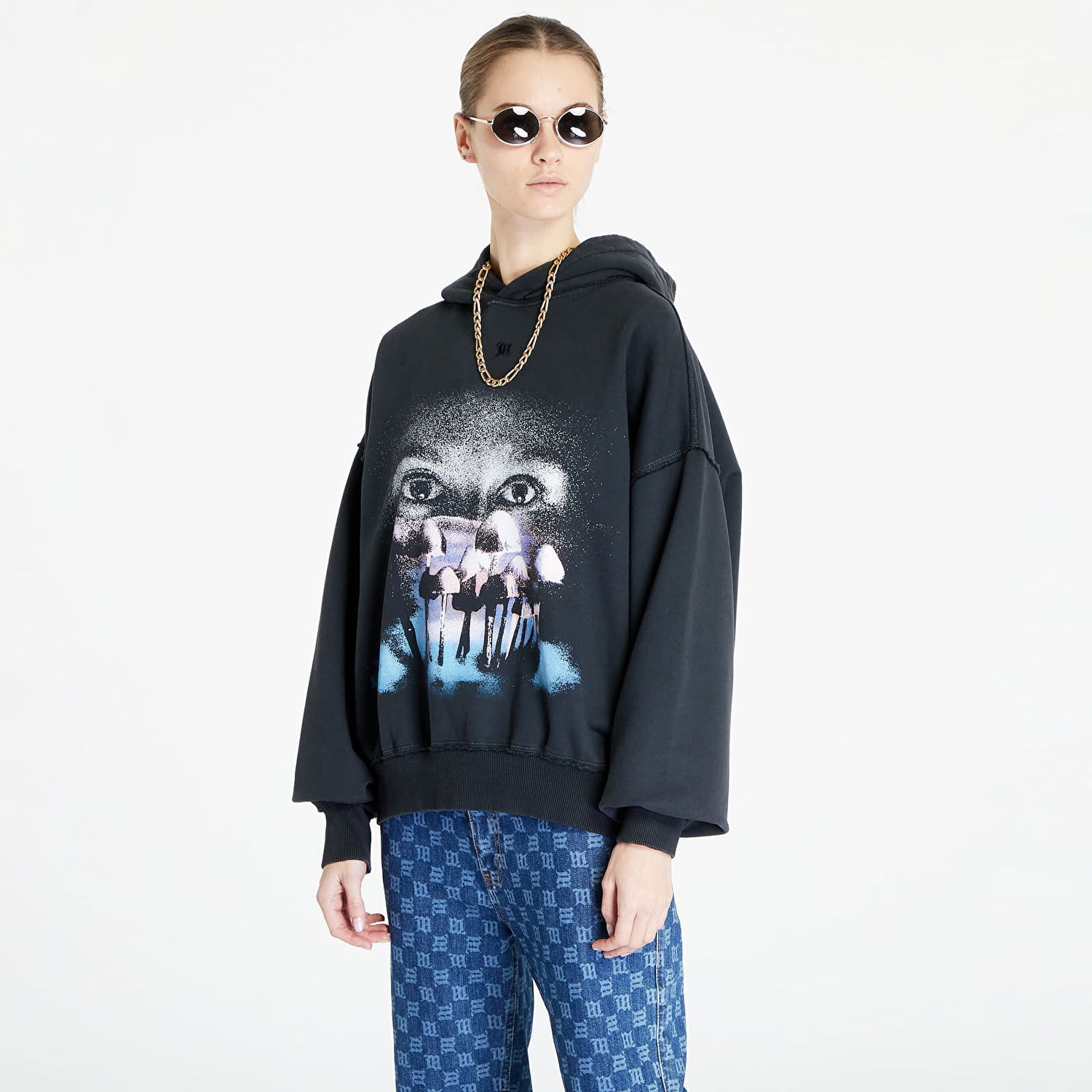 Mikina MISBHV Mush Hoodie Čierna | 240M212, 0