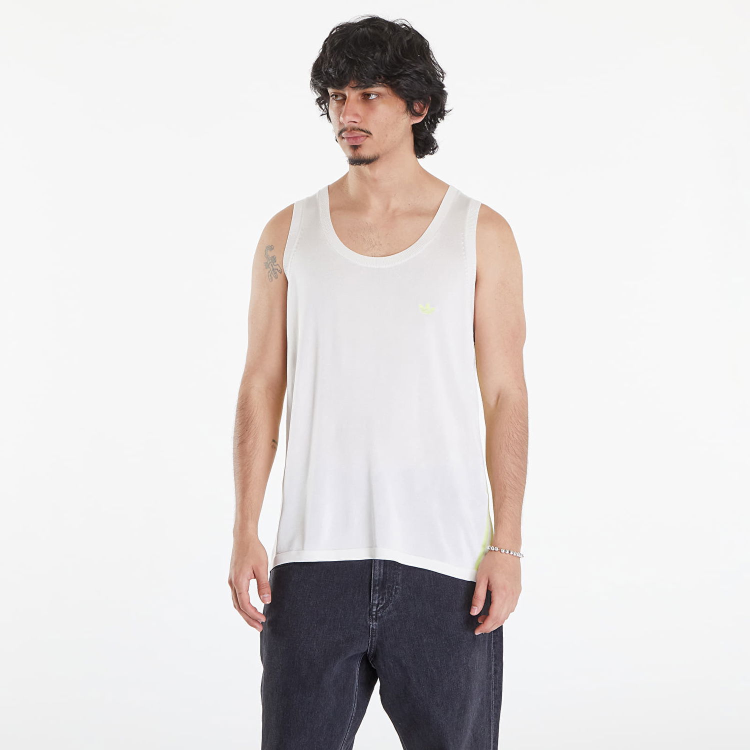 Vesta adidas Originals Wales Bonnes x Knit Vest Core White/ Semi Frozen Yellow Biela | IZ1888, 0