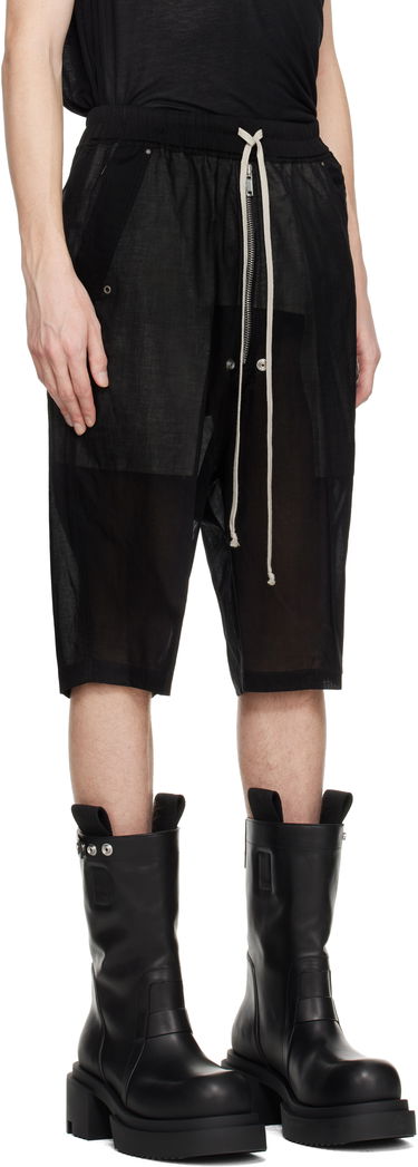 Šortky Rick Owens Rick Owens Hollywood Bela Pods Shorts Čierna | RU01E5349 CV, 1