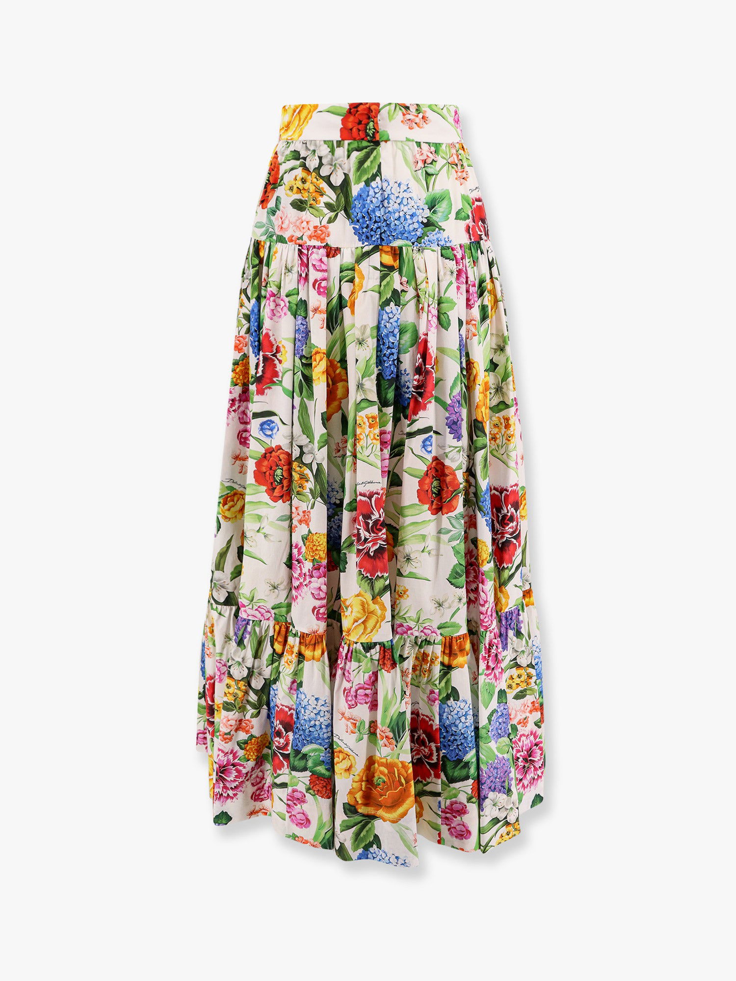 Sukňa Dolce & Gabbana Dolce & Gabbana Floral Print Tiered Maxi Skirt Rôznofarebný | F4CX0THS5S5HA5KU, 1
