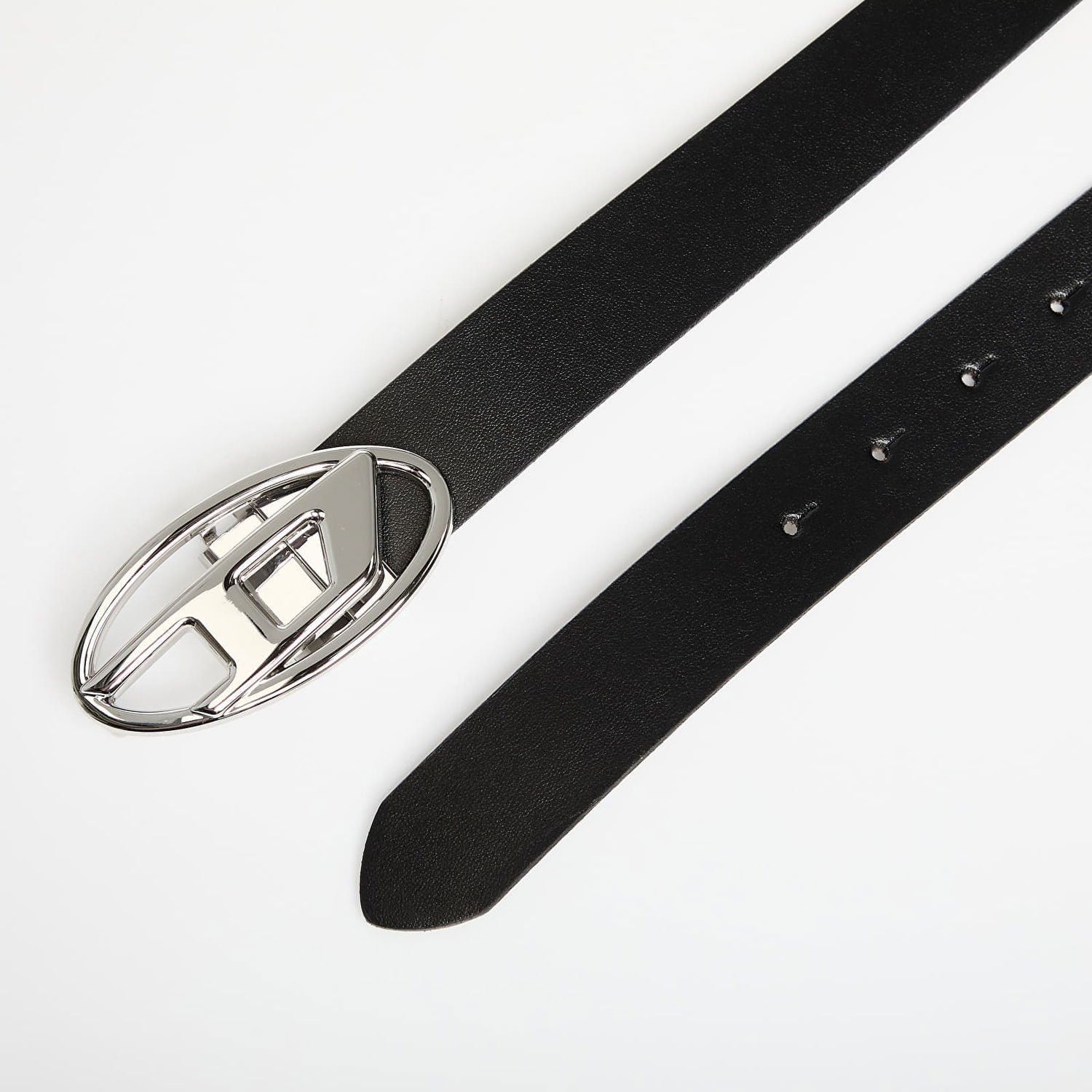 Opasok Diesel Diesel Oval D Logo B-1Dr W Rev II Belt Čierna | X09874_P1245 Black, 1
