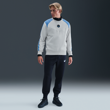 Mikina Nike NSW Fleece Crewneck Sweatshirt Šedá | IH4286-025, 4