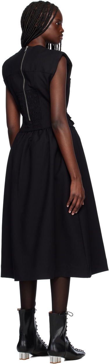 Šaty GANNI Ganni Corset Midi Dress Čierna | W0390, 2