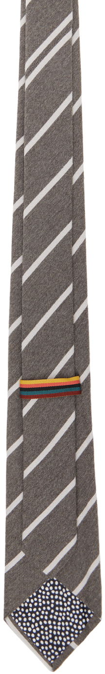 Opasok Paul Smith Paul Smith Diagonal Stripe Tie Šedá | M1A-0TIE-N41508-73, 1